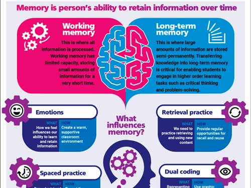 How your memory works infographic
